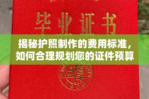两当揭秘护照制作的费用标准，如何合理规划您的证件预算？